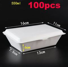 Food Containers Takeaway Box 100pcs 2042403*2042403+100